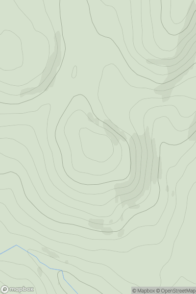 Thumbnail image for Carn na Caorach [Glen Affric to Glen Moriston] [NH424203] showing contour plot for surrounding peak